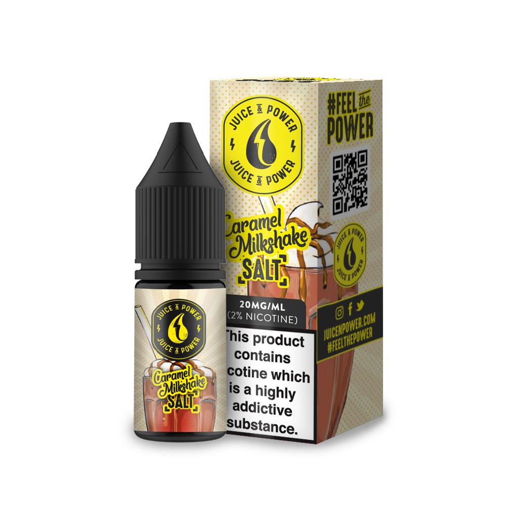 Juice N Power Caramel Milkshake 20mg 10ml Nic Salt E-Liquid