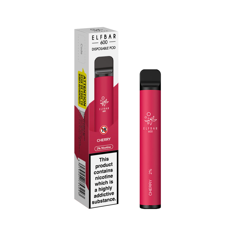 Elf Bar 600 Disposable Vape Device 20mg