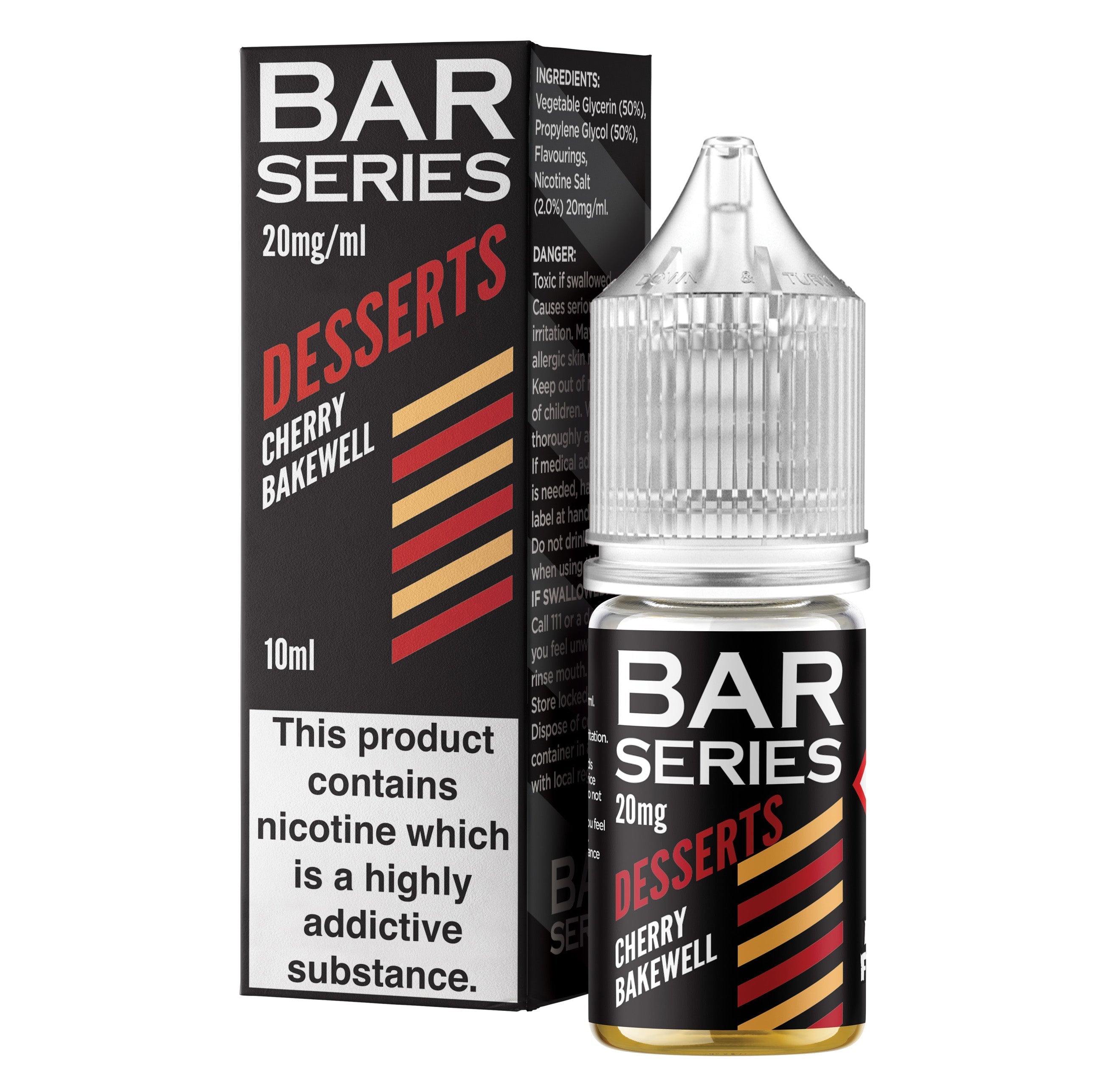 Bar Series Desserts Cherry Bakewell 10ml Nic Salt - 20mg