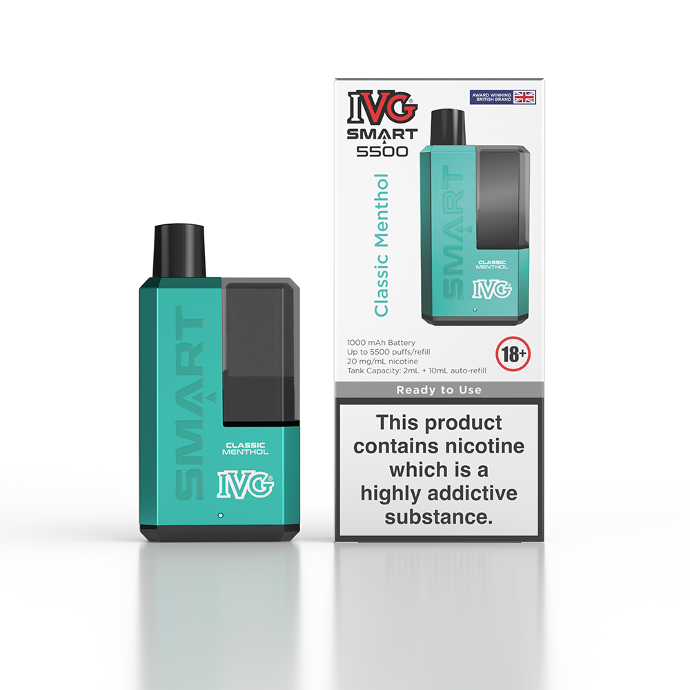 IVG Smart 5500 Disposable Vape Device - Classic Menthol