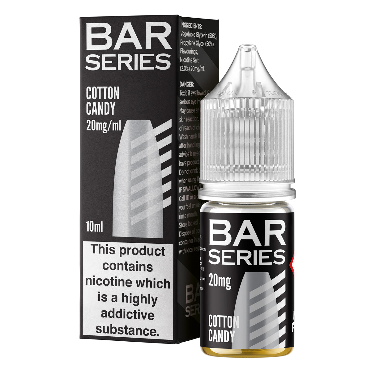 Bar Series Cotton Candy 10ml Nic Salt - 20mg