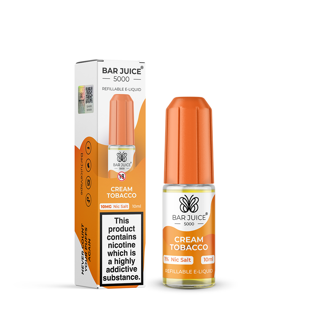 Bar Juice 5000 Cream Tobacco 10ml Nic Salt 10mg