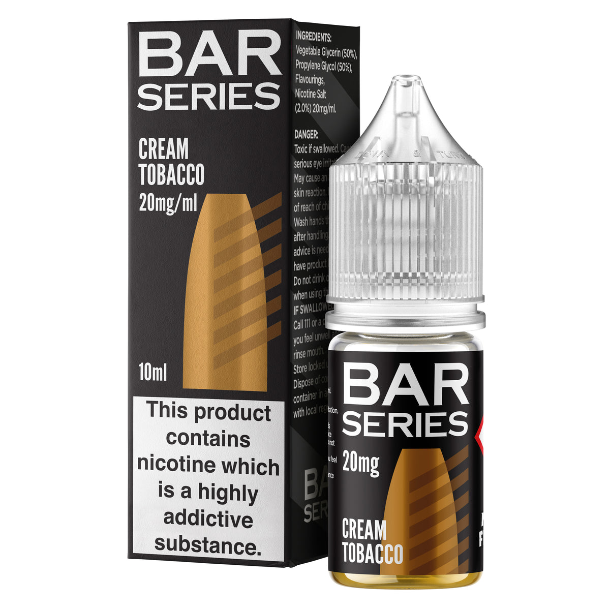 Bar Series Cream Tobacco 10ml Nic Salt - 20mg