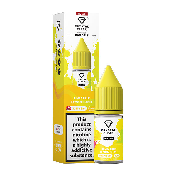 Pineapple Lemon Burst Nic Salt by Crystal Clear - Nic Salts UK