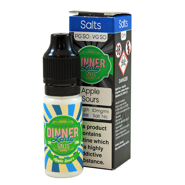 Dinner Lady Nic Salt Apple Sours 10ml E-Liquid