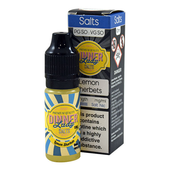 Dinner Lady Nic Salt Lemon Sherbets 10ml E-Liquid