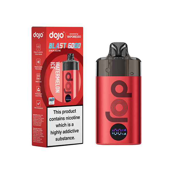 Vaporesso Dojo Blast 6000 Vape Kit Watermelon Ice