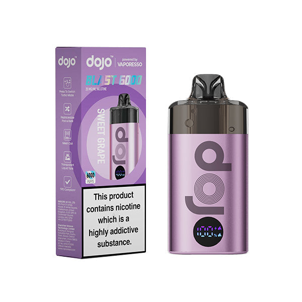 Vaporesso Dojo Blast 6000 Vape Kit Sweet Grape