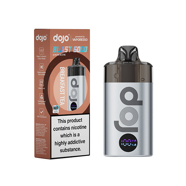 Vaporesso Dojo Blast 6000 Vape Kit Breakfast Tea