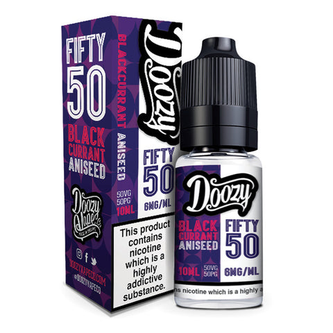 Doozy Vape 50/50 Blackcurrant Aniseed 10ml E-Liquid