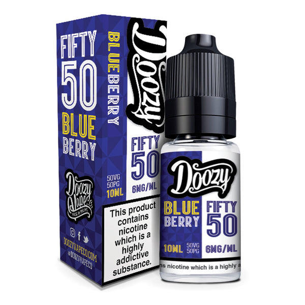 Doozy Vape 50/50 Blueberry 10ml E-Liquid