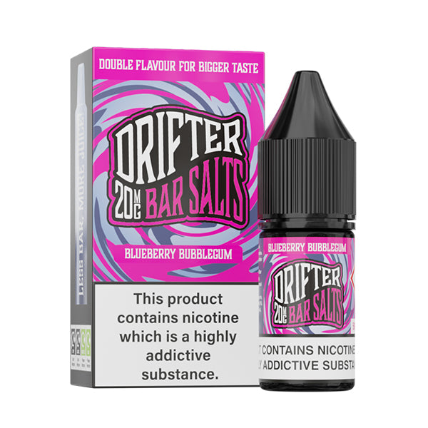 Drifter Bar Salts Blueberry Bubblegum 10ml Nic Salt 20mg