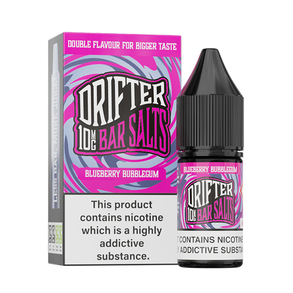 Drifter Bar Salts Blueberry Bubblegum 10ml Nic Salt - 20mg