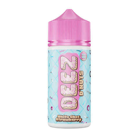 DEEZ D'Nuts White Choc Strawberry 100ml Shortfill