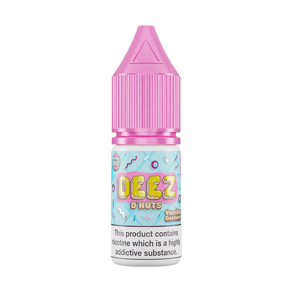 Deez D'Nuts Vanilla Custard Nic Salt 10ml