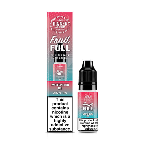 Dinner Lady Fruit Full Watermelon Ice 10ml Nic Salt