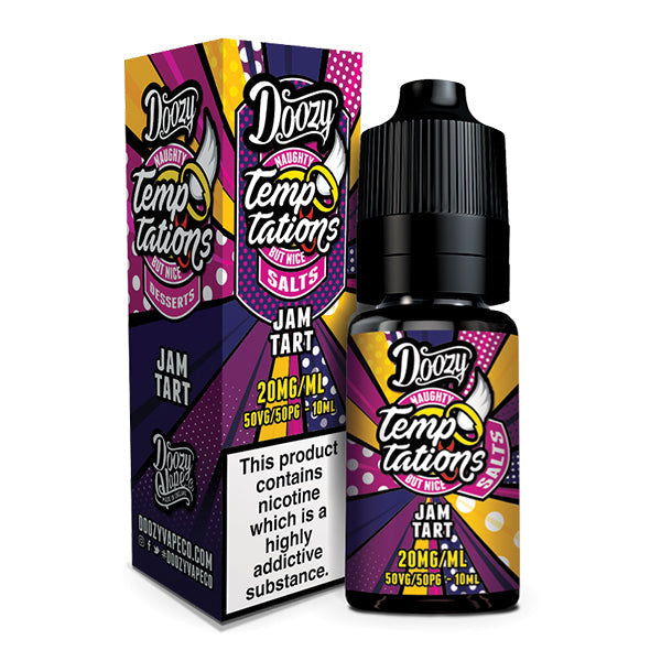 Doozy Temptations Jam Tart Nic Salt 10ml E-liquid