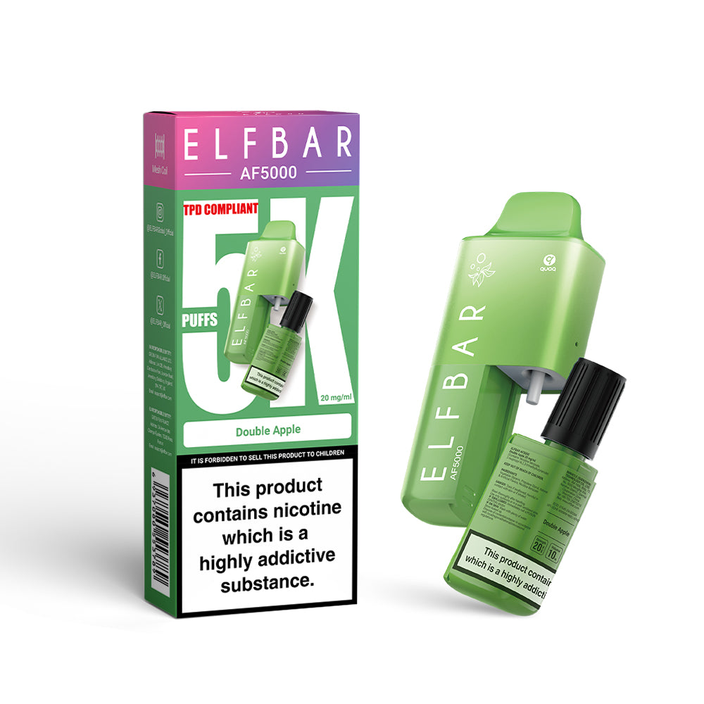 Elf Bar AF5000 Disposable Vape - Double Apple