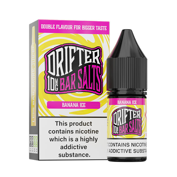 Drifter Bar Salts Banana Ice 10ml Nic Salt 10mg