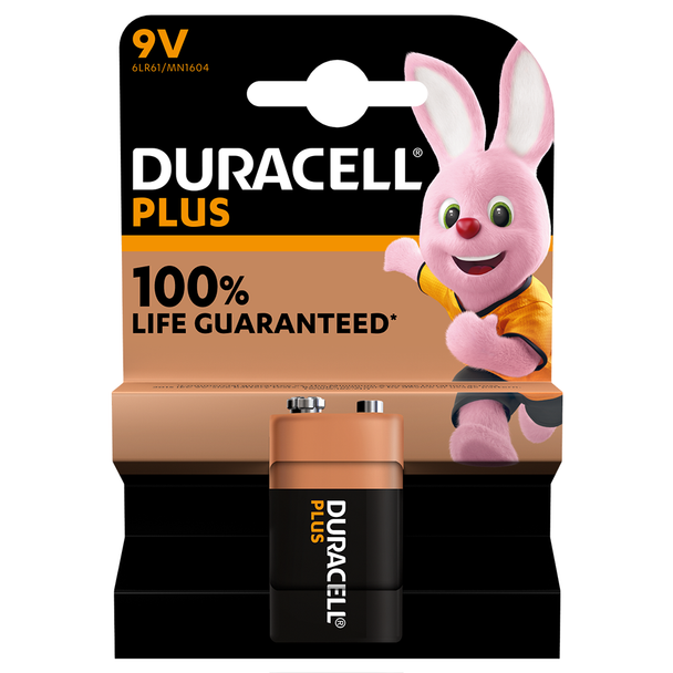 Duracell Plus 10x9v/1