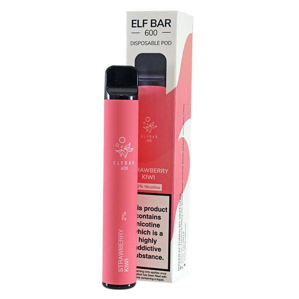 Elf Bar 600 Disposable Pod Device 20mg - Strawberry Kiwi