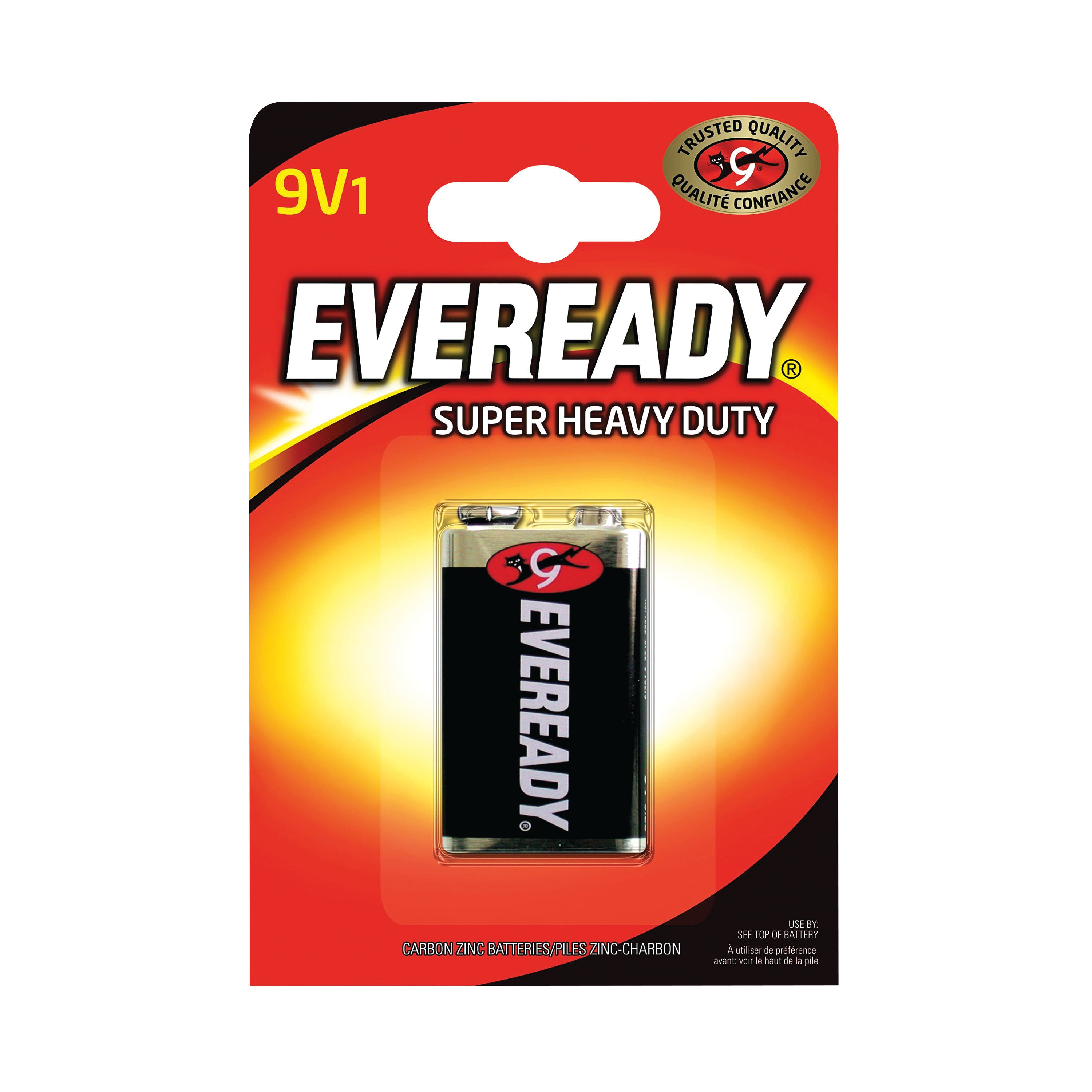 Eveready Super Heavy Duty Batteries 9V 12pk