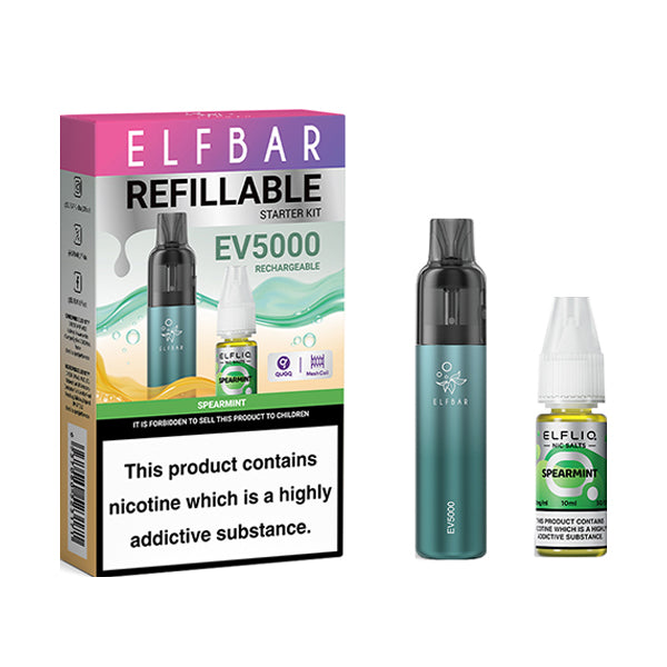 Elf Bar EV5000 Refillable Starter Kit - Starter Kits UK Elf Bar EV5000 Refillable Starter Kit - Starter Kits UK