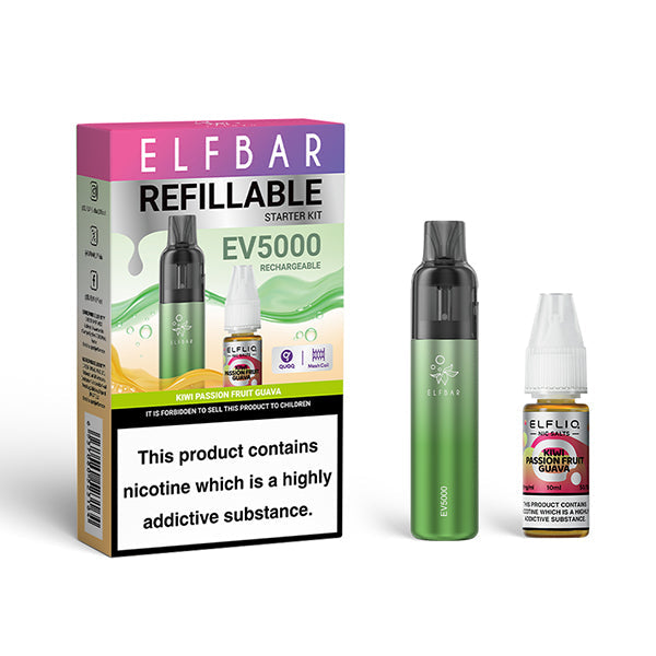 Elf Bar EV5000 Refillable Starter Kit - Starter Kits UK Elf Bar EV5000 Refillable Starter Kit - Starter Kits UK