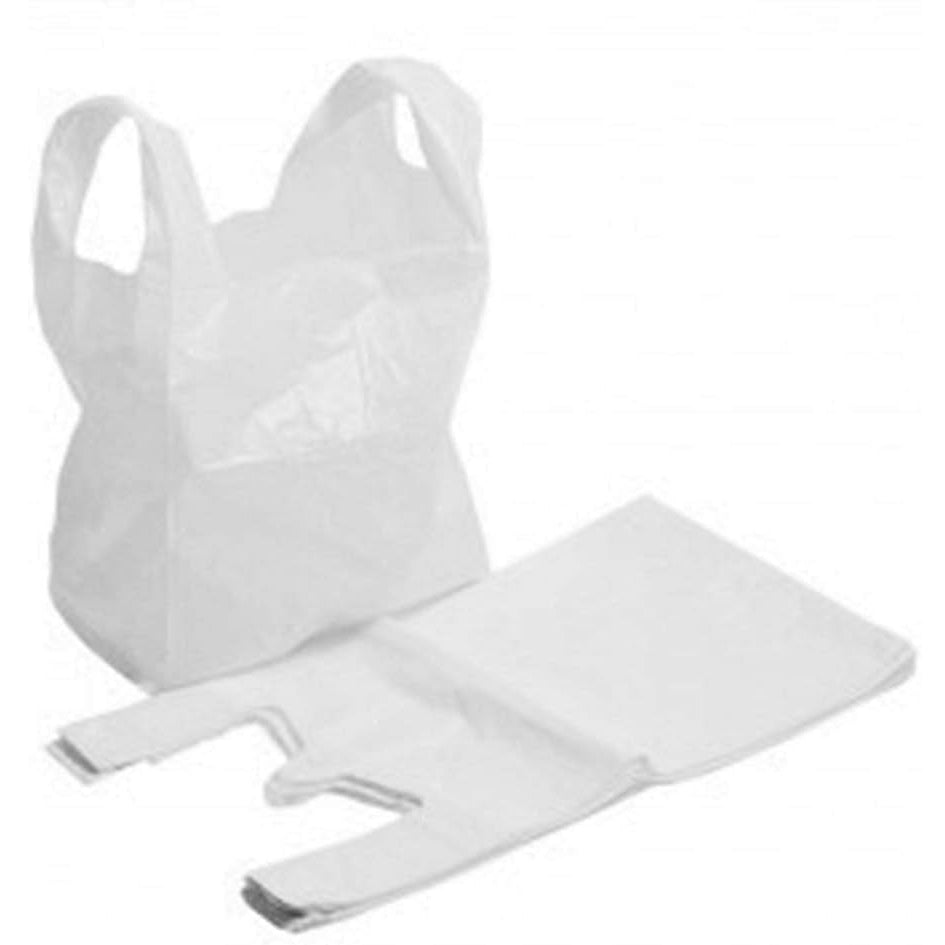 Eagle Polybags White Medium Carrier Bags