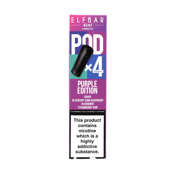 Elf Bar 4 in 1 Prefilled Pods 4 Pack