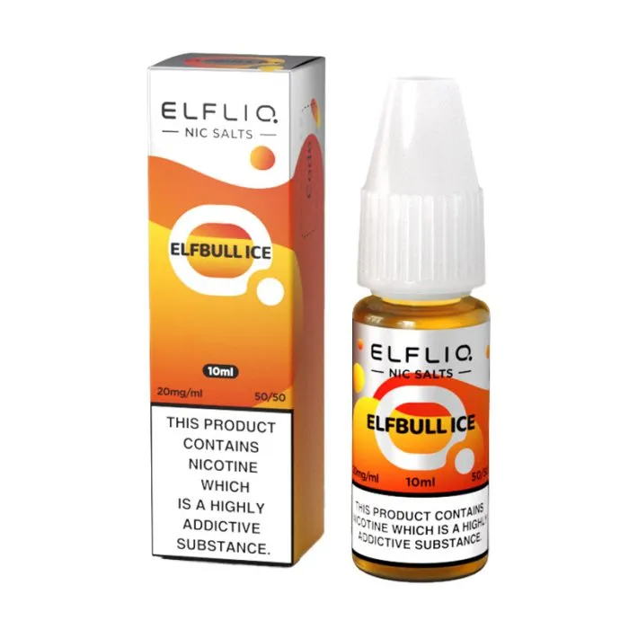 ELFLIQ Official Elf Bar Nic Salt 10ml Elfturbo Ice / Elfbull Ice 10mg