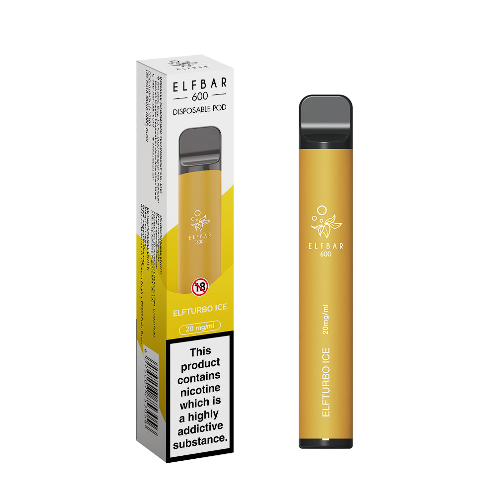 Elf Bar 600 Disposable Vape Device 20mg