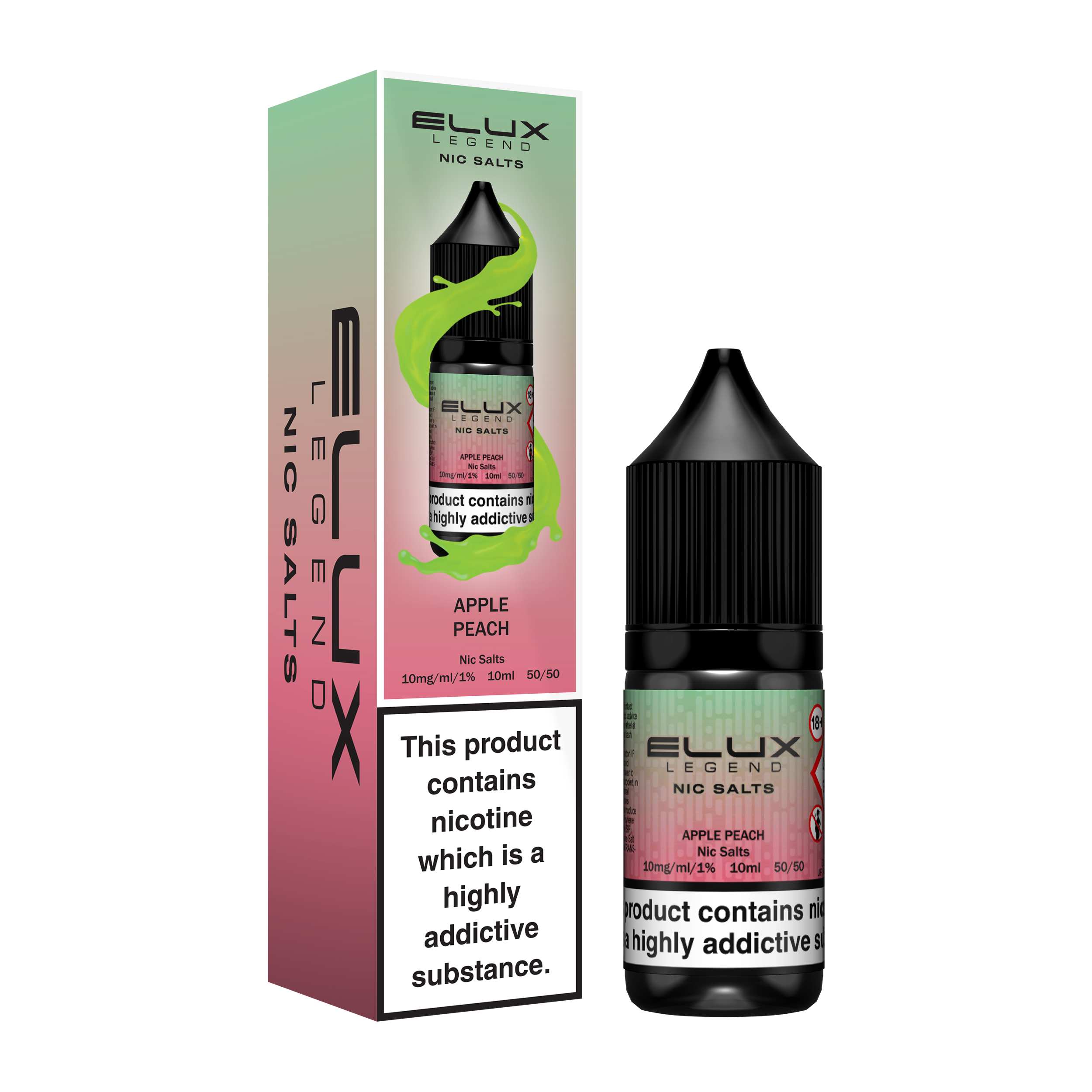 Apple & Peach Nic Salt by Elux - Nic Salts UK