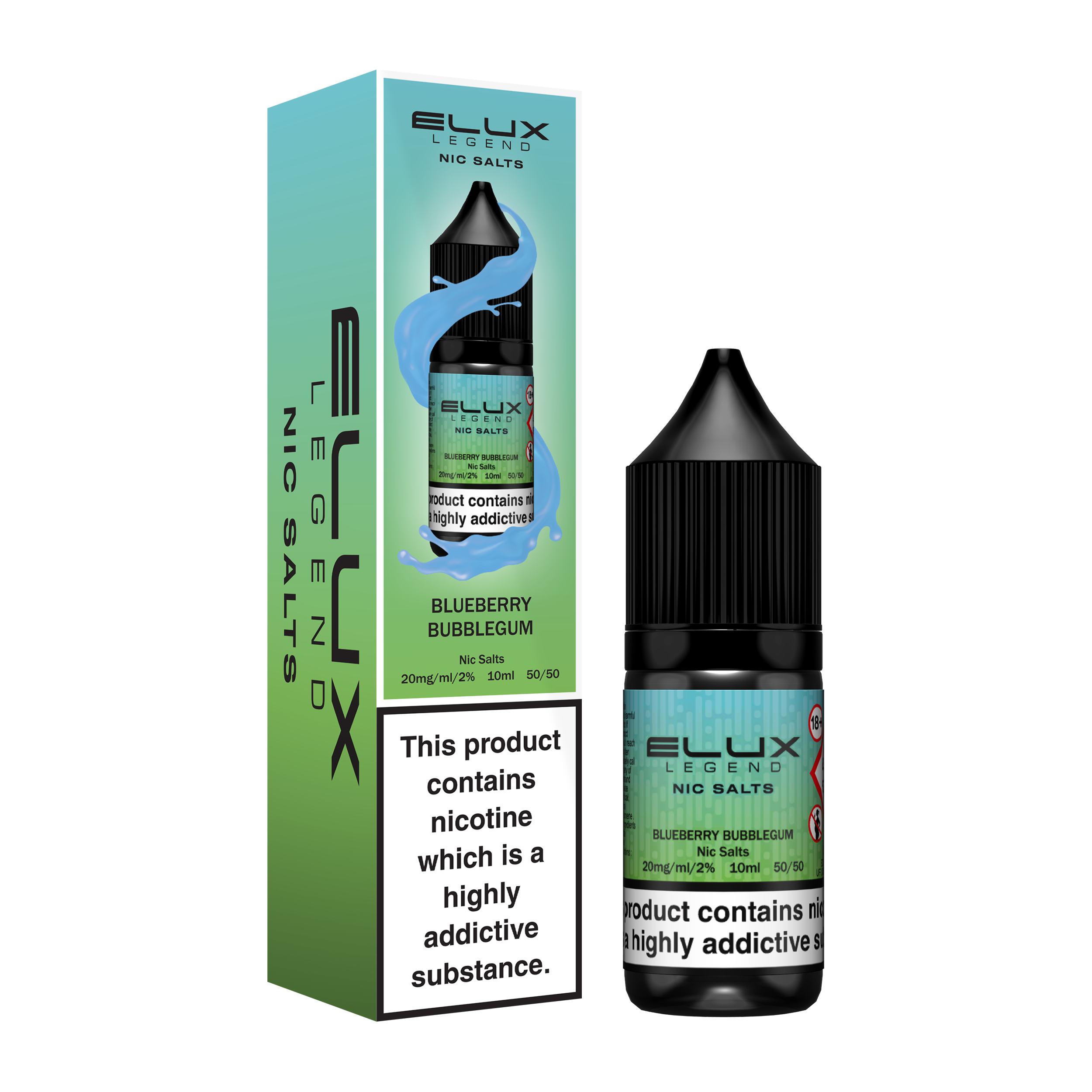 Elux Legend Blueberry Bubblegum Nic Salt 10ml