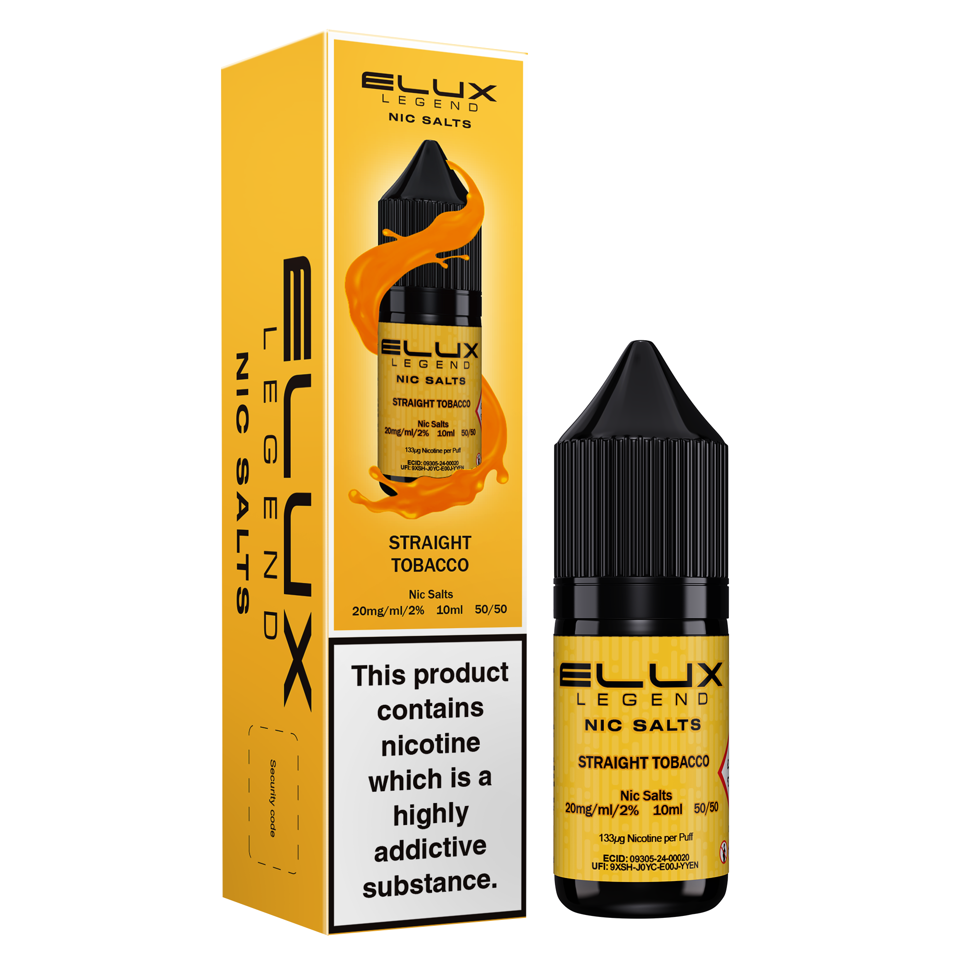 Elux Legend Straight Tobacco 10ml Nic Salt