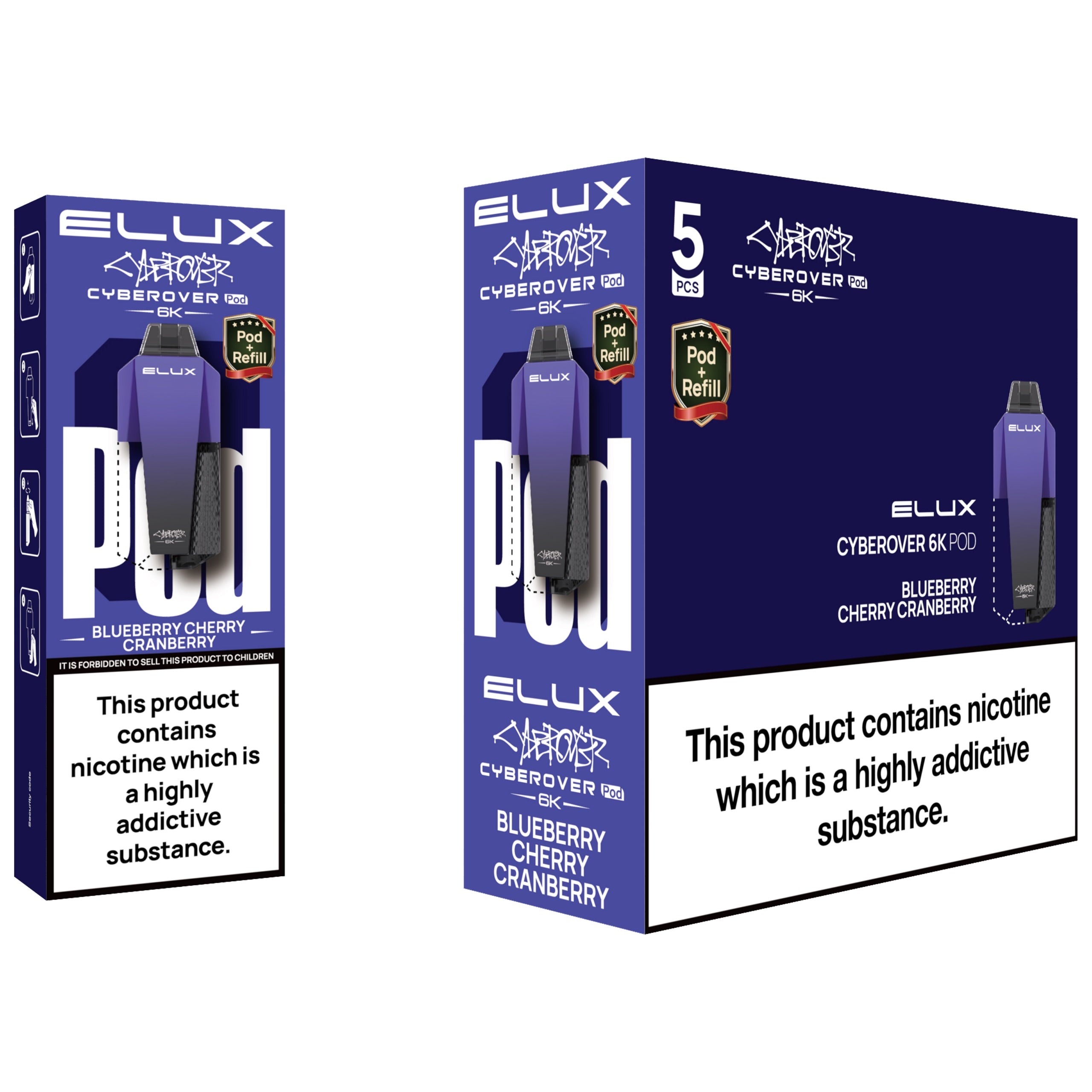 Elux Cyberover 6K Prefilled Pods