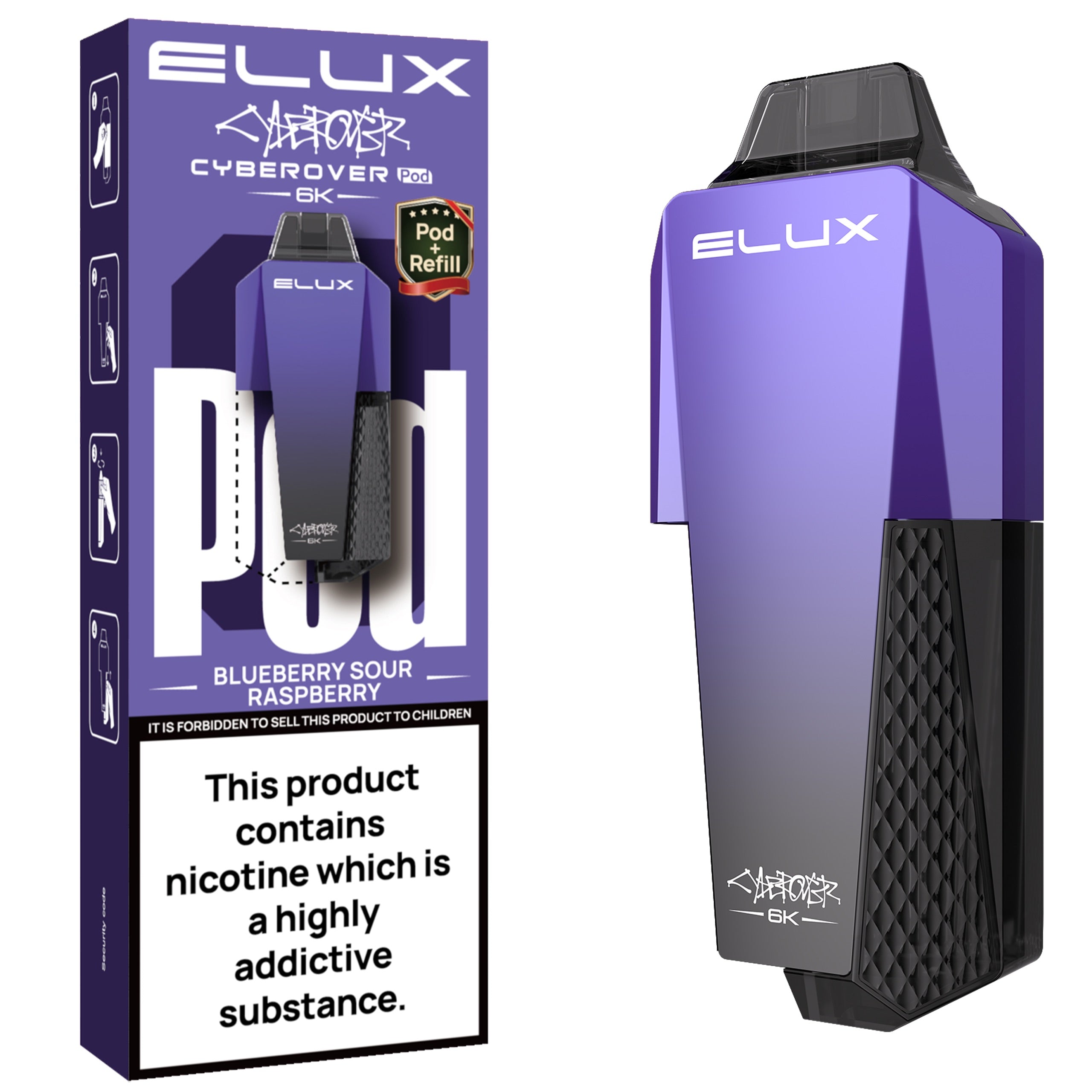Elux Cyberover 6K Prefilled Pods