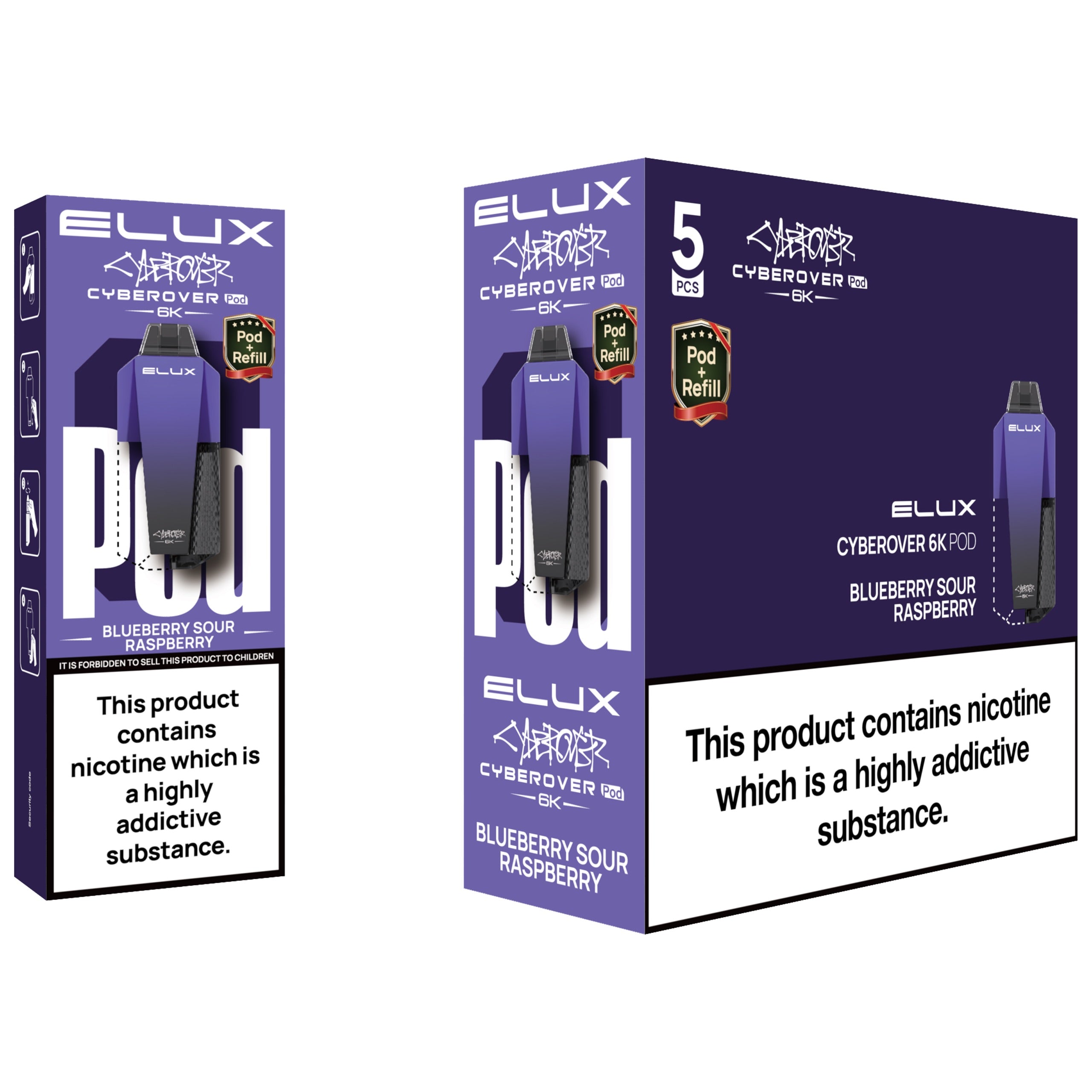 Elux Cyberover 6K Prefilled Pods