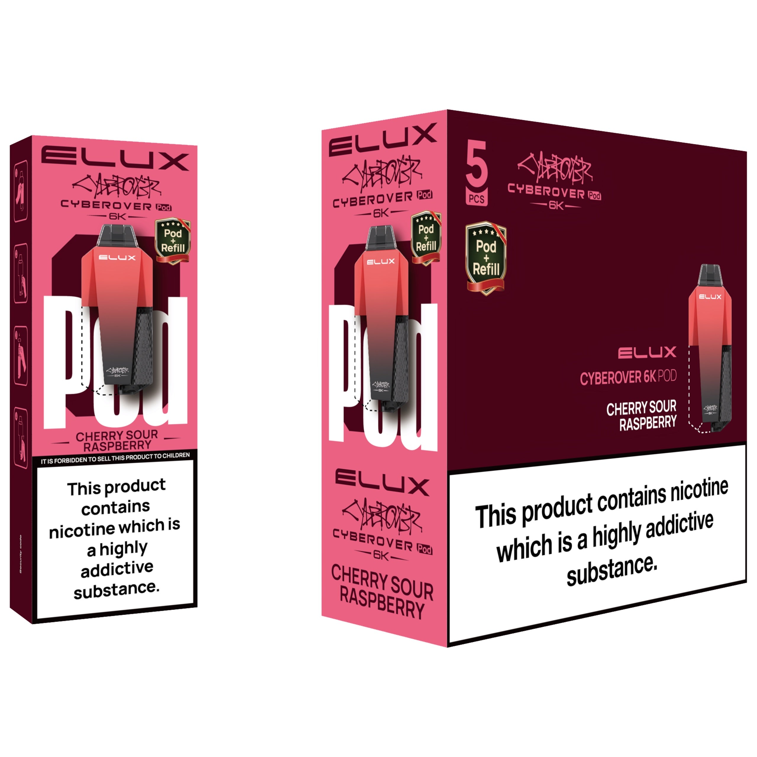 Elux Cyberover 6K Prefilled Pods