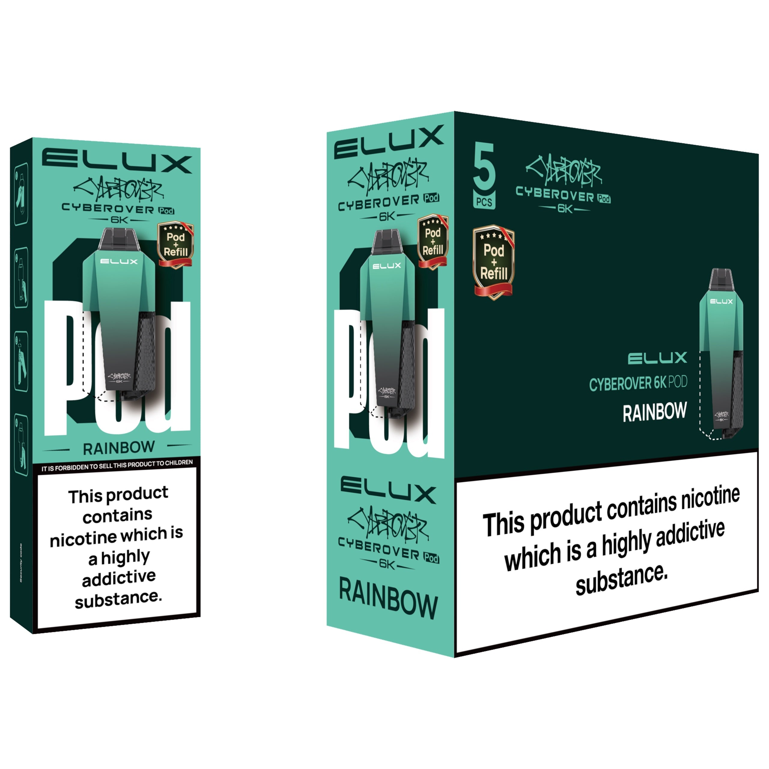 Elux Cyberover 6K Prefilled Pods