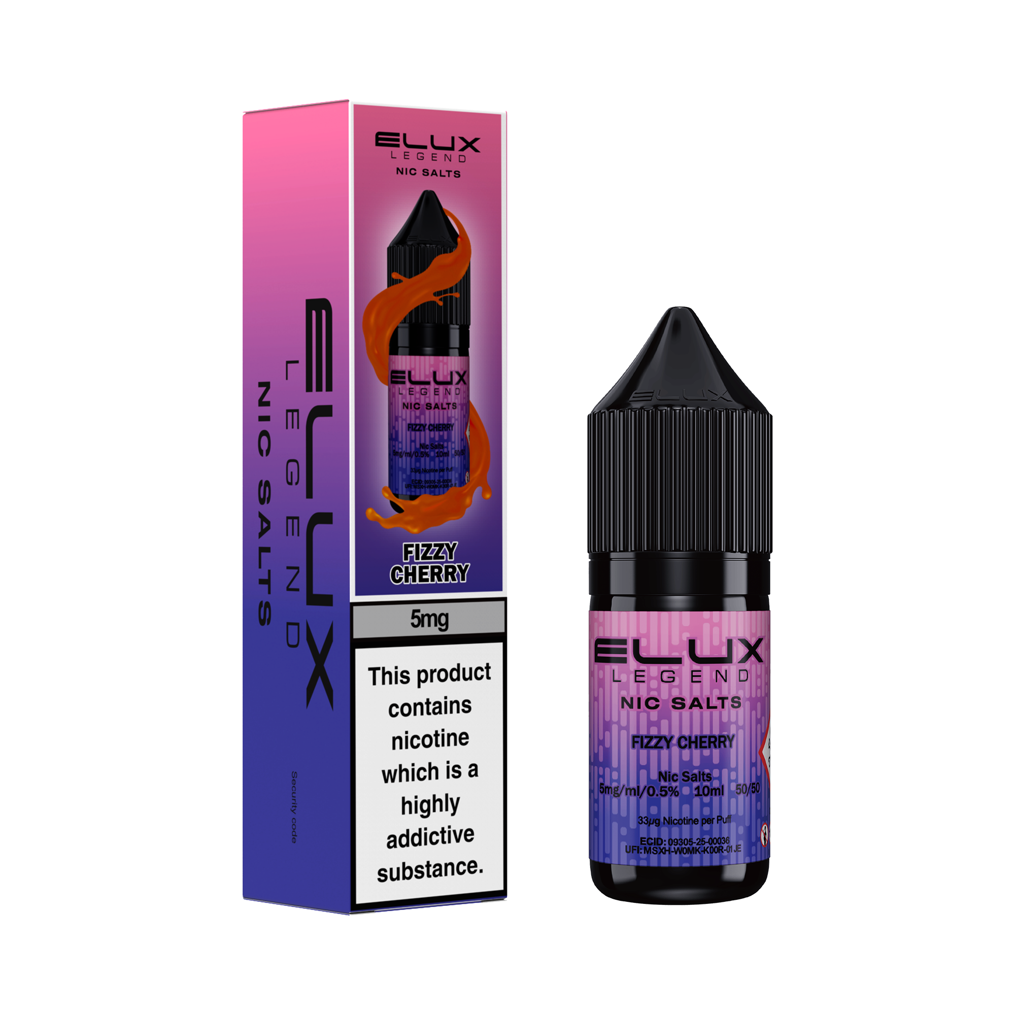 Fizzy Cherry Nic Salt by Elux - Nic Salts UK