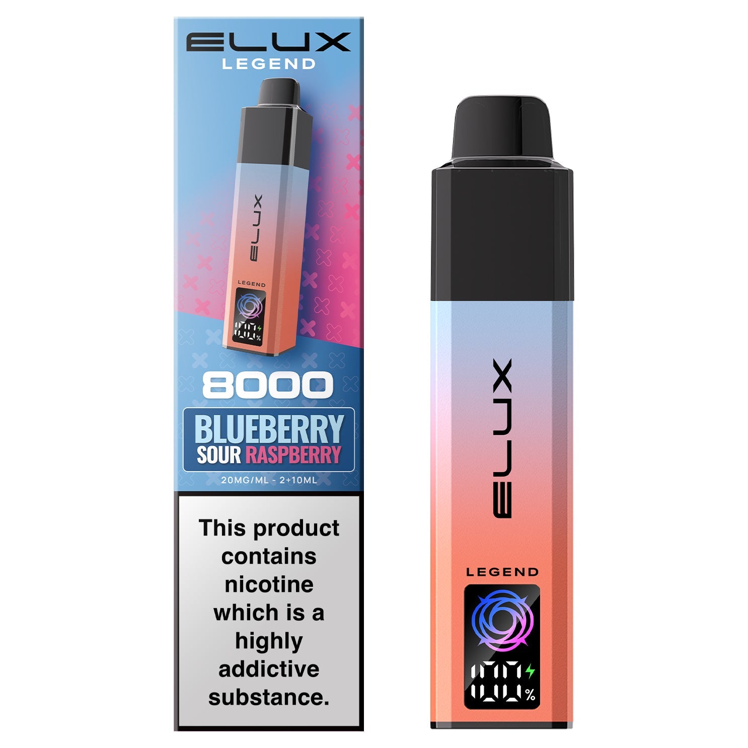 Elux Legend 8000 Pod Kit - Blueberry Sour Raspberry
