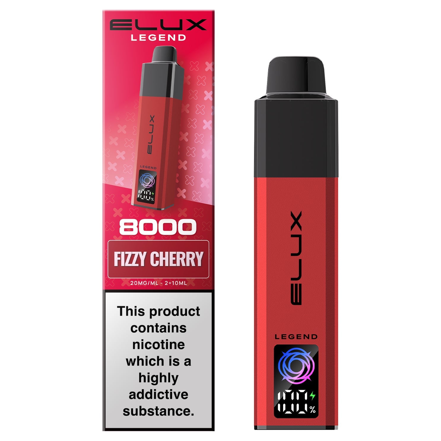 Elux Legend 8000 Pod Kit - Fizzy Cherry