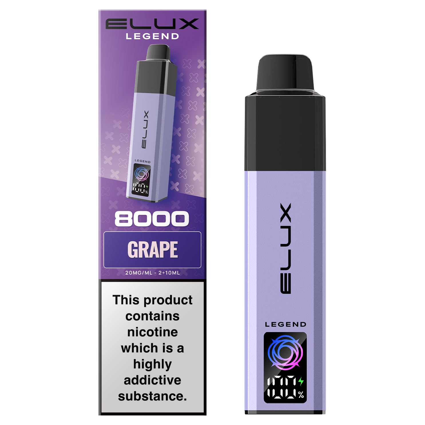 Elux Legend 8000 Pod Kit - Grape