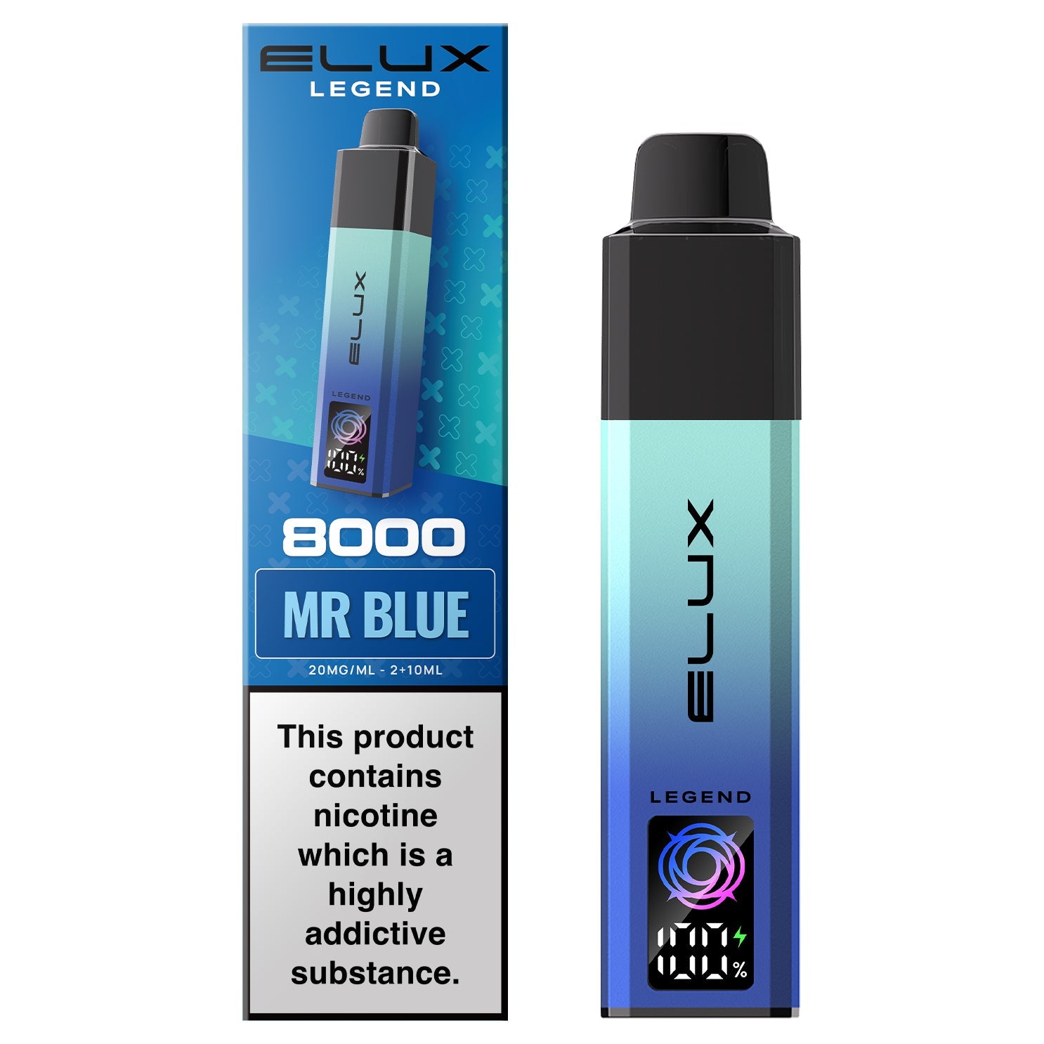 Elux Legend 8000 Pod Kit - Mr Blue
