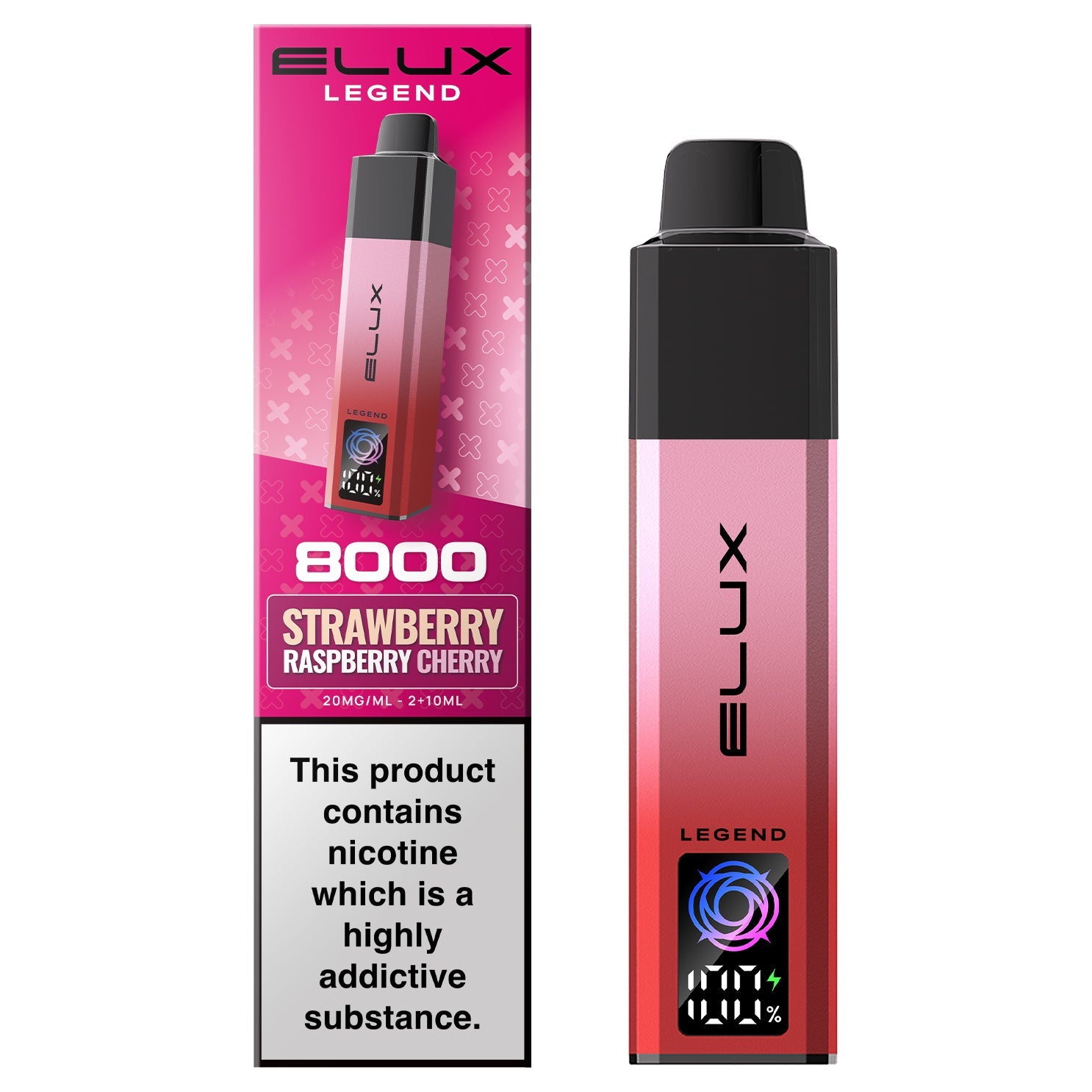 Elux Legend 8000 Pod Kit - Strawberry Raspberry Cherry
