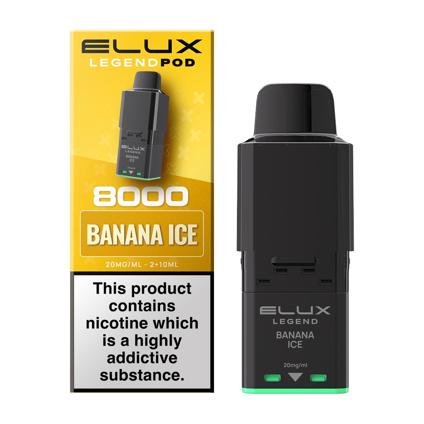 Elux Legend 8000 Prefilled Pods - Banana Ice