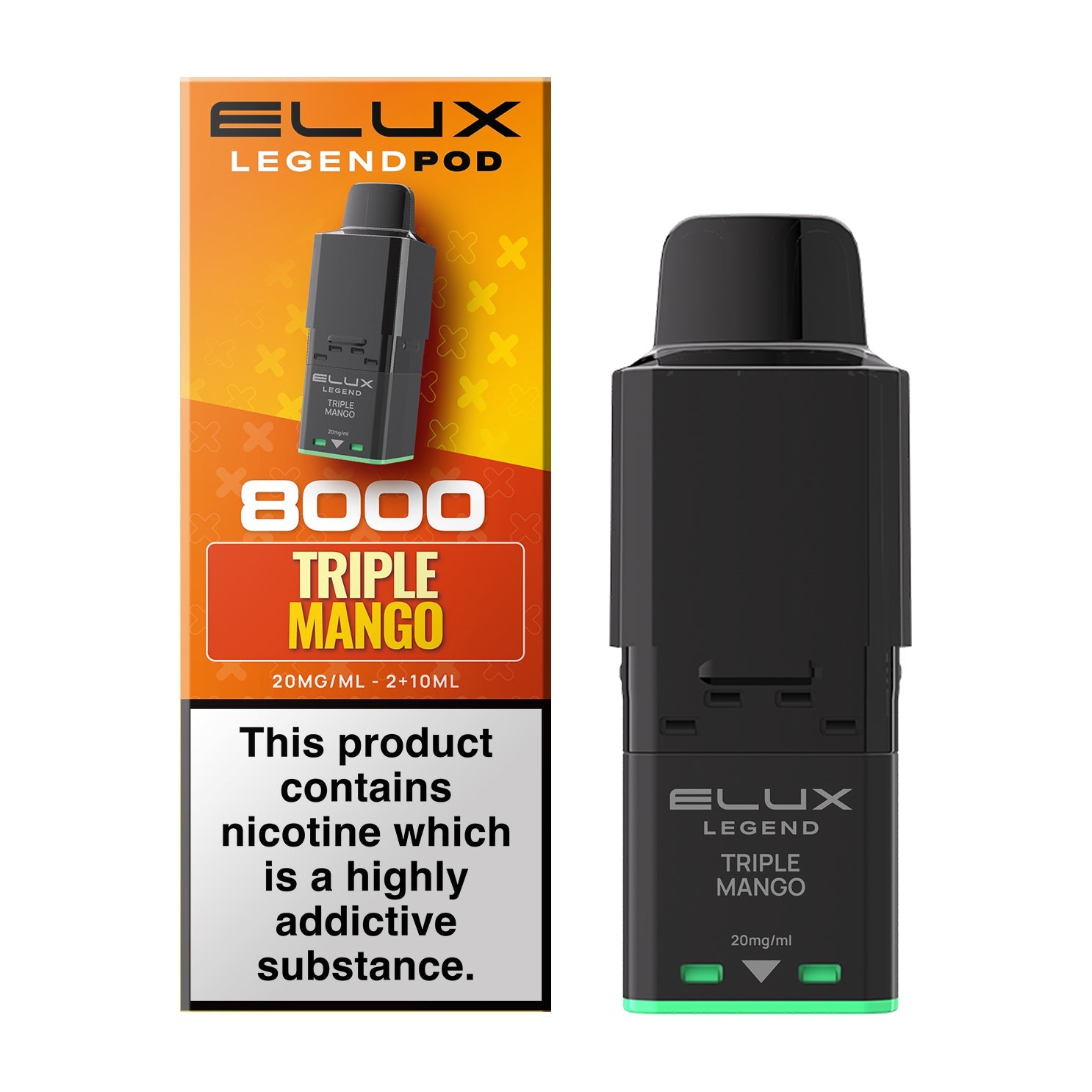 Elux Legend 8000 Prefilled Pods - Triple Mango