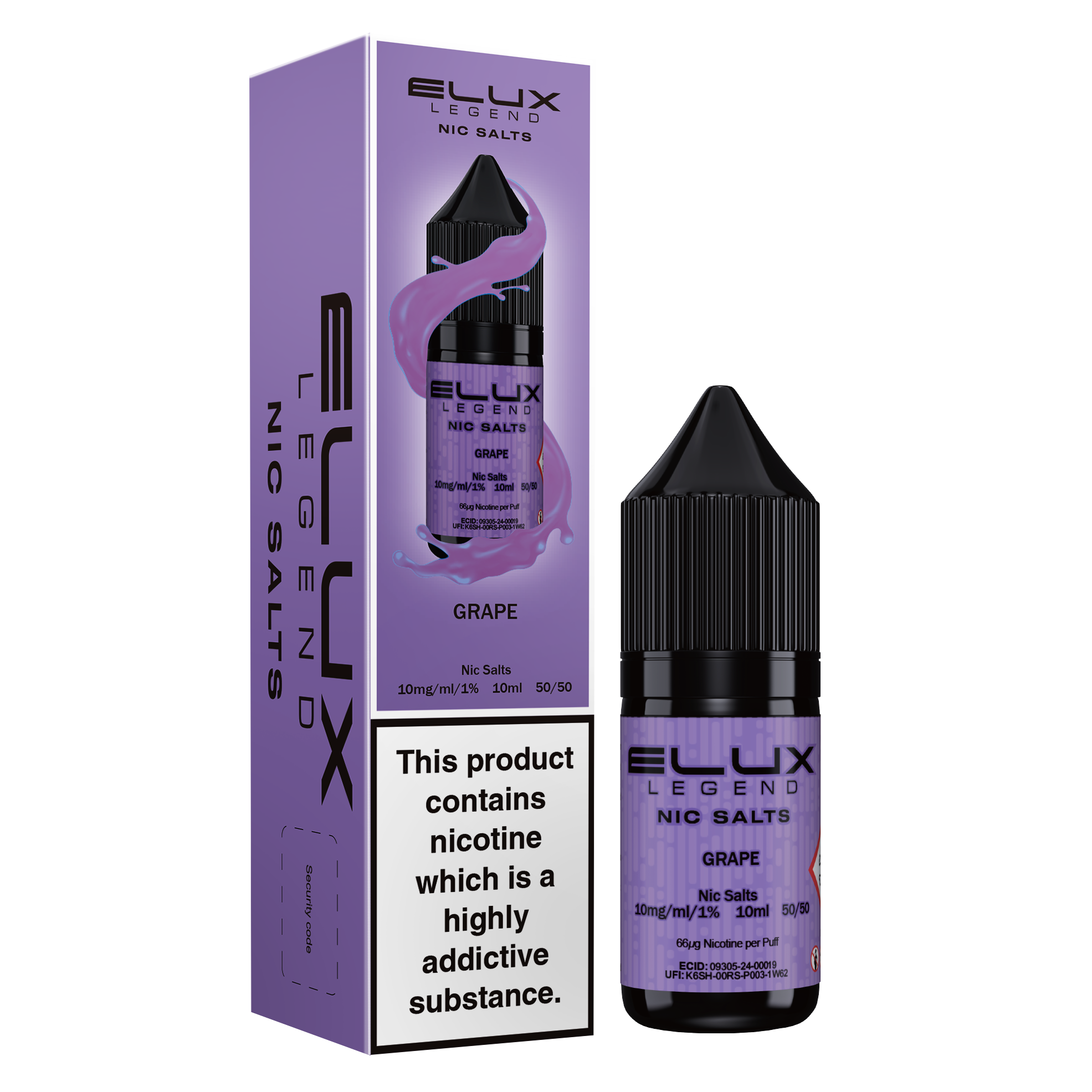 Elux Legend Grape 10ml Nic Salt