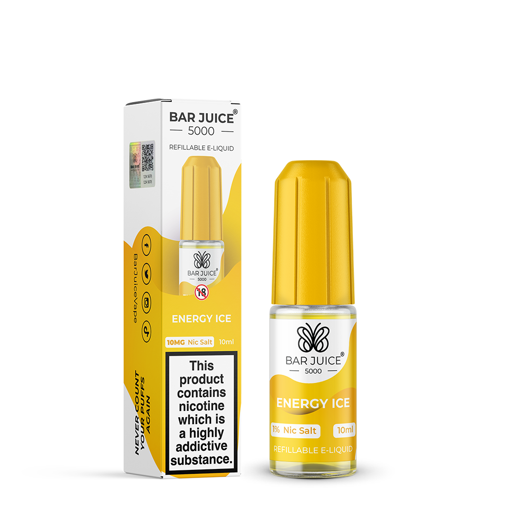 Bar Juice 5000 Energy / NRG Ice 10ml Nic Salt 10mg